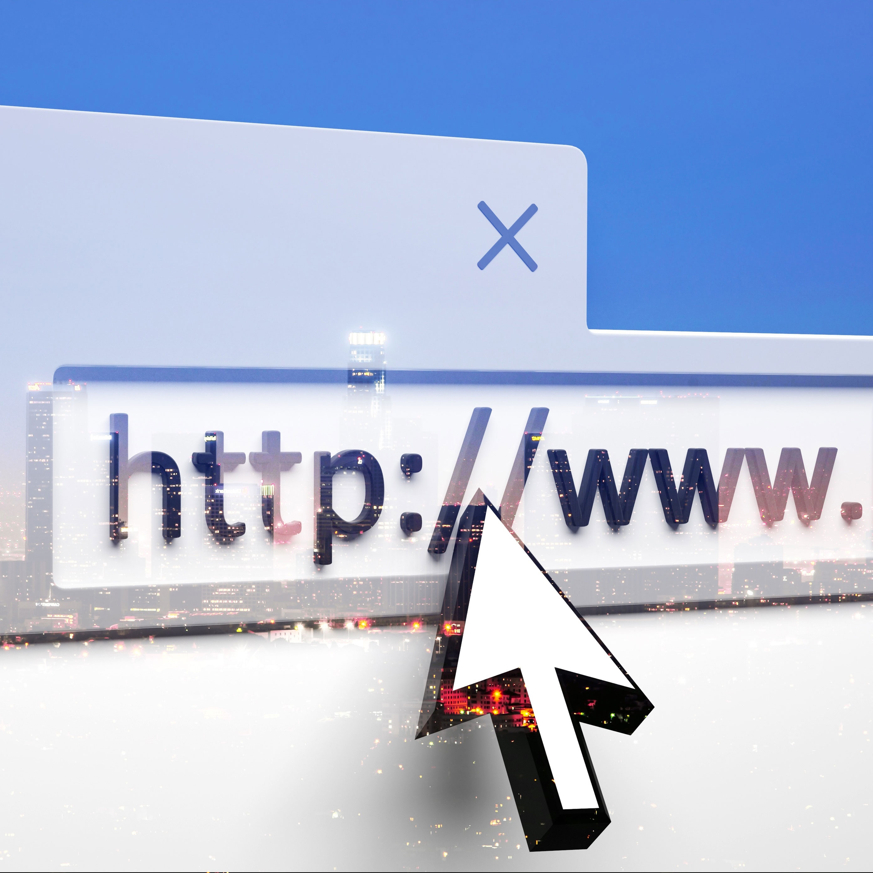 hulp bij webhosting zoals SSL en andere instellingen - foto van zoekbalk met cursor waar https wordt getypt